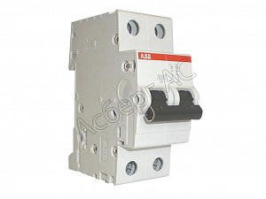 S202M C6 Автоматический выключатель 2-полюсный, 6А, 10кА (хар-ка C) ABB. Вид 1