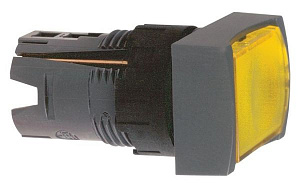 Кнопка удлин.прямоуг.с подсв.желт. zb6dw5 Schneider Electric. Вид 1