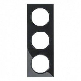 Рамка 3-постовая (черный) R.3 Berker. Вид 1