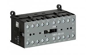 VB 7A-30-01 Реверсивный миниконтактор 3-х полюсный 12A 220В AC с соединителем ABB. Вид 1