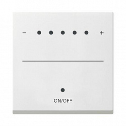 65555 Накладка светорегулятора (белый) GIRA. Вид 1