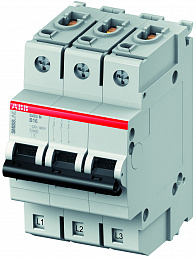 S403M-D63 Выключатель автоматический 3-полюсный, 63A (хар-ка D) ABB. Вид 1