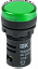 AD22DS(LED Лампа d22мм зеленый 12В AC/DC ИЭК. Вид 1.