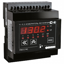 ТРМ12_Д.У_КТ ПИД-регулятор для управления задвижками и трехходовыми клапанами ОВЕН. Вид 1