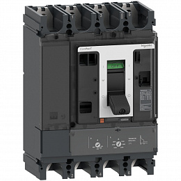 NSX400S 4P TMD 400 Автоматический выключатель 4-полюсный, 400А (DC) 100kA Schneider Electric. Вид 1