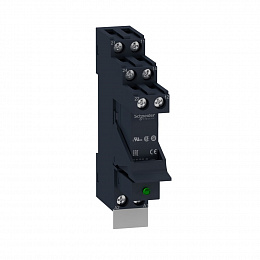 Реле+колодка+скоба+маркировка+варистор,8а,~120в Schneider Electric. Вид 1