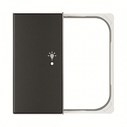 SRL-2-L-85NS SRL-2-L-85NS Клавиша двойная левая free@home,SKY,освещение,черный бархат ABB. Вид 1