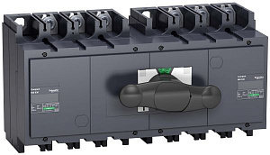 Моноблочное устройство ввода резерва Interpact INS320, 3P, 320А (с ручкой) Schneider Electric. Вид 1