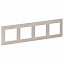 Рамка 4-постовая универсальная (слоновая кость) Valena LIFE Legrand. Вид 1.