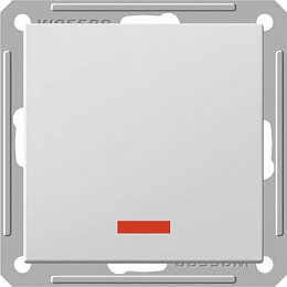 Переключатель 1-клавишный с подсветкой, 16АХ, IP44 (слоновая кость) Wessen 59 Schneider Electric. Вид 1