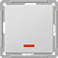 Переключатель 1-клавишный с подсветкой, 16АХ, IP44 (слоновая кость) Wessen 59 Schneider Electric. Вид 1.