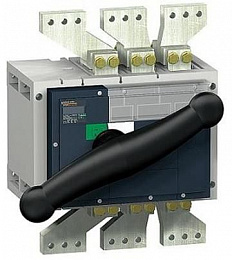 Выключатель-разъединитель Compact INV2000, 3P, 2000А (с черной ручкой) Schneider Electric. Вид 1