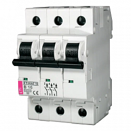 Авт. выключатель ETIMAT 10 3p C 25А (10 kA) ETI. Вид 1