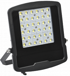 Прожектор LED СДО 08-100 PRO 40х90град 5000К IP65 черный IEK. Вид 1
