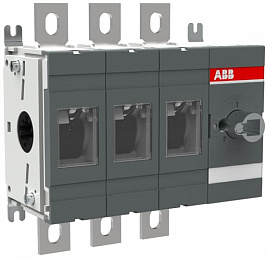 OT400E30 Рубильник 3-х полюсный 400А (без ручки управления) ABB. Вид 1