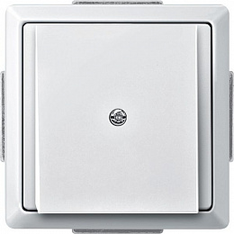 Центральная плата для вывода кабеля, sd (полярный белый) Merten Schneider Electric. Вид 1