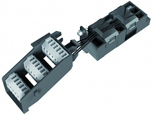 Контакты положения выключателя в фиксированной части AUP 6 24V E1.2 ABB. Вид 1