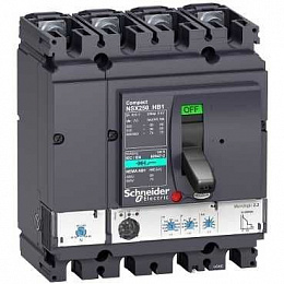 4п автом.выкл. mic2.2 100a nsx250hb1 (75ка при 690b) Schneider Electric. Вид 1