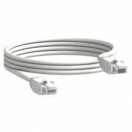 5 кабелей RJ45/RJ45 (вил. часть) L = 1м Schneider Electric. Вид 1