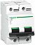 C120N 2P 63A Автоматический выключатель 2-полюсный, 63A, 10кА (хар-ка C) Schneider Electric. Вид 1.
