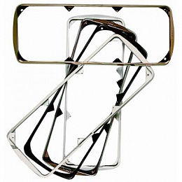 2200_3 BA Обрамление на 3 поста белое  ABB. Вид 1