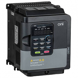 Преобразователь частоты M680 380В, 3 фазы 3,7-5,5 kW 9-10,7А серии ONI. Вид 1