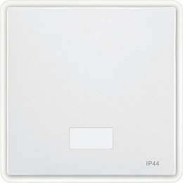 Клавиша с окном для символа, IP44, sd (полярный белый) Merten Schneider Electric. Вид 1