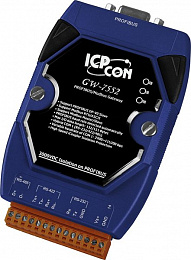 Шлюз PROFIBUS Slave в Modbus RTU, ASCII Master и Slave, 1xRS-232/RS-422/RS-485 ICP DAS. Вид 1