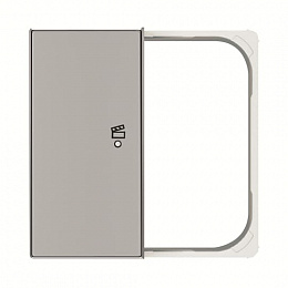 SRS-2-L-85PL SRS-2-L-85PL Клавиша двойная левая free@home,SKY,сцена,серебристая ABB. Вид 1