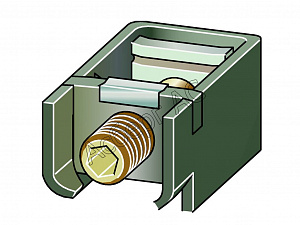 262244 NZM2-250-XKC Комплект клемм 3 полюса, 250А (3 шт) Eaton. Вид 1