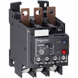 тепловое реле перегрузки 62-80а класс 10a присоединение под кольцевой наконечник Schneider Electric. Вид 1