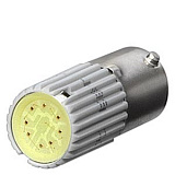 Цоколь для BA 9S, 24В DC, желтый Siemens
