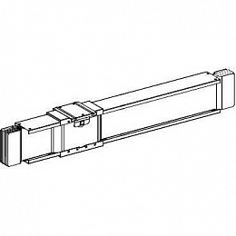 Прямая секция для болт. отв. блоков, 3l+n+pe, cu, 4000а, l=2000 мм Schneider Electric. Вид 1