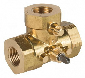 Клапан 3-ходовой шаровый vb310r dn15 kvs 6,3 rp½ Schneider Electric. Вид 1