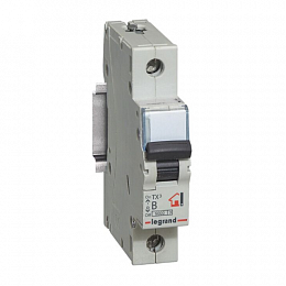 TX3 Автоматический выключатель 1-полюсный, 50А, 6kА (хар-ка В) Legrand. Вид 1