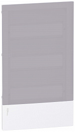 Mini pragma серебр. передняя панель встраив. щита с дымч. дв. 3ряд/36мод,италия Schneider Electric. Вид 1