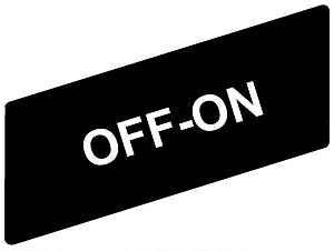 Маркировка off-on zby02367 Schneider Electric. Вид 1