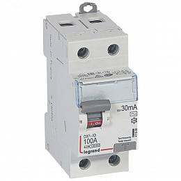 DX3 Блок утечки тока (УЗО) 2-полюсный, 100A, 30mA, тип АC Legrand. Вид 1