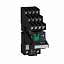 Комплект в сборе: реле, колодка, маркировка, скоба 4С/О~230В,6А Schneider Electric. Вид 1.