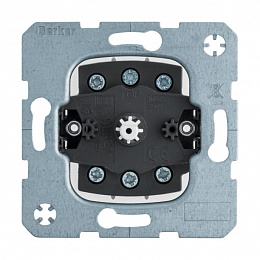Выключатель жалюзи, поворотный, механизм Berker. Вид 1