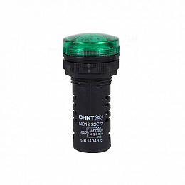 Индикатор ND16-22D/2 зеленый AC/DC230В (R) CHINT. Вид 1