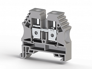 AVK 10 Клеммник на DIN-рейку 10мм² (серый) Klemsan. Вид 1