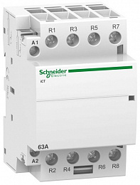 iCT Модульный контактор 63A 4НЗ 220/240В АС Schneider Electric. Вид 1