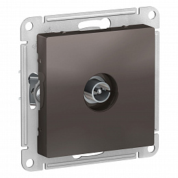 Розетка TV, механизм (мокко) Atlas Design Systeme Electric. Вид 1