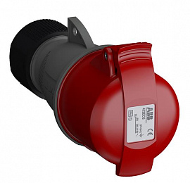 432 EC6 Розетка кабельная 3P+N+E, 32А, IP44, 6ч Easy&Safe ABB. Вид 1