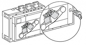 Механическое приспособление для взаимной блокировки замками INS/INV630b-2500 Schneider Electric. Вид 1