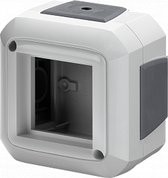 3903N-C03540 S Коробка накладного монтажа для механизмов 45х45 с четырьмя вводами IP20 серый Variant+ ABB. Вид 1