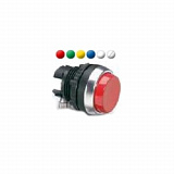 MP3-21Y Кнопка желтая выступающая (только корпус) c подсветкой без фиксации ABB