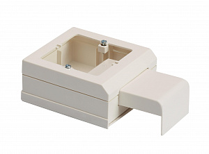 Коробка под эуи с/с 60мм д/мини-каналов Schneider Electric. Вид 1