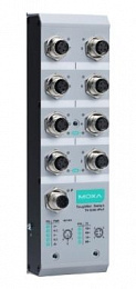 8-портовый неуправляемый Ethernet коммутатор: 4 портами PoE, питание 48VDC, -40...+75C MOXA. Вид 1